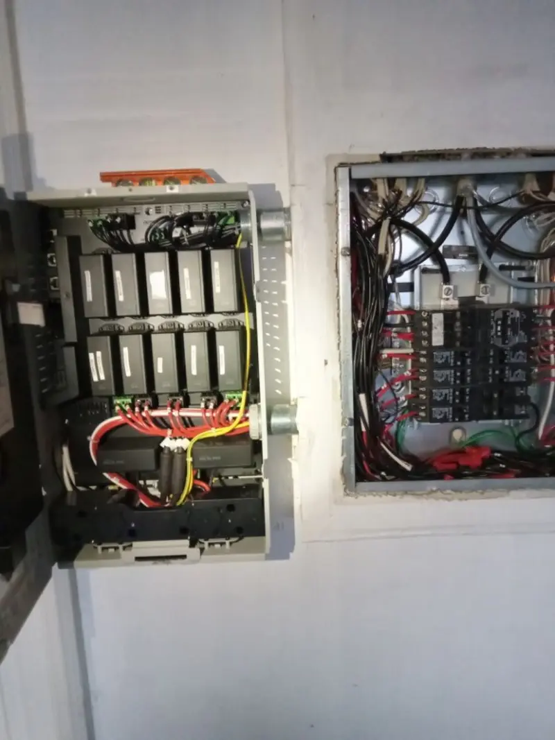 Electrical panel upgrade completed for Carbon Monoxide Detector Installation in California